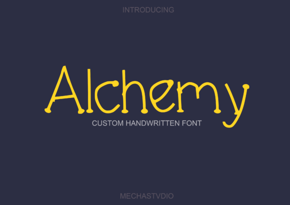 Alchemy: The Premium Display Font for Modern Brand Campaigns