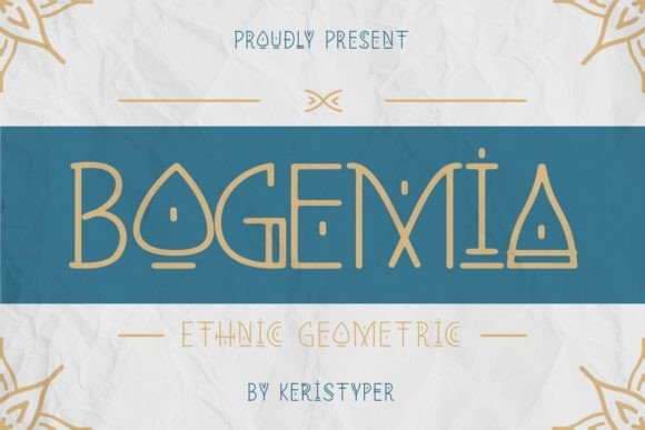 Bogemia Display Font for Handmade and Commercial Projects