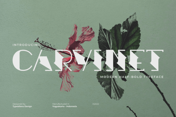 Carvinet: A Quirky Display Font for Creative Branding