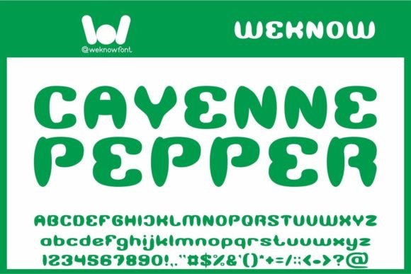 Cayenne Pepper Font for Modern Web Design