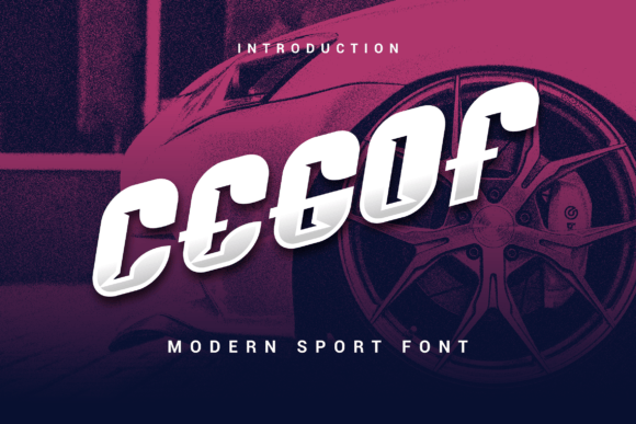 Cegof: A Futuristic Display Font for Bold Branding