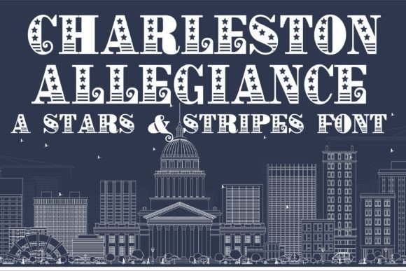 Charleston Allegiance Font for American-Themed Web Projects