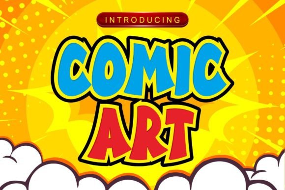 Comic Art Font for Eye-Catching Branding and Design