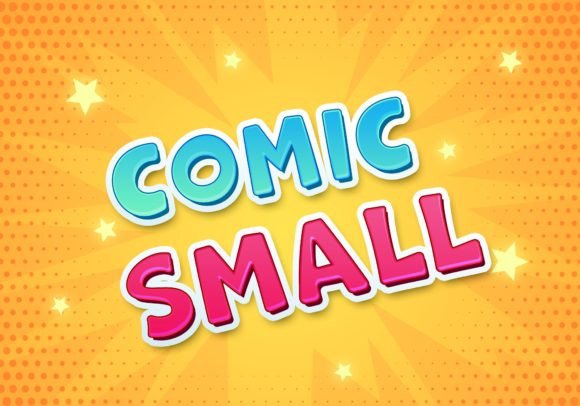 Comic Small: The Retro Display Font for Bold Web Design
