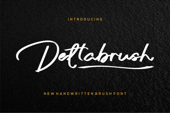 Deltabrush: The Handwritten Font That Elevates Your Brand