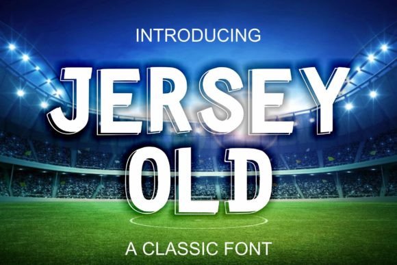 Jersey Old: A Sharp Font for a Polished Brand Look