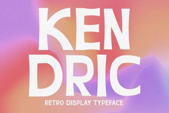 Kendric: A Retro Display Font for Modern Editorial Design