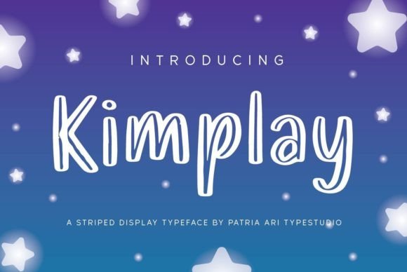 Kimplay: A Delicate Display Font for Elegant Branding