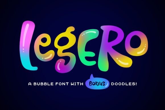 Legero: The Retro Bubble Font That Elevates Your Campaigns