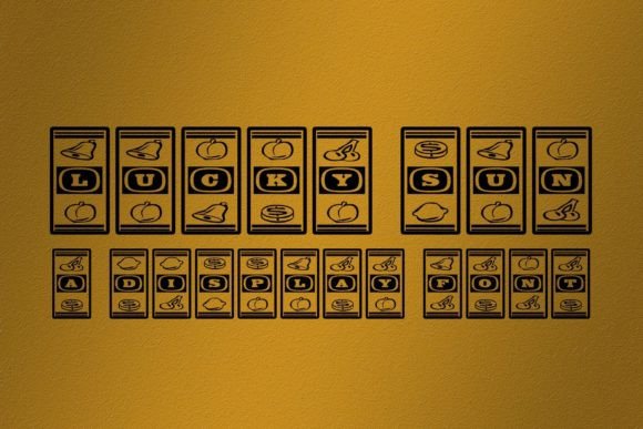 Lucky Sun Font: A Quirky Display Type for Creative Projects