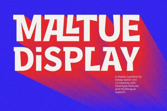 Maltue: The Modern Display Font for Your Next Project