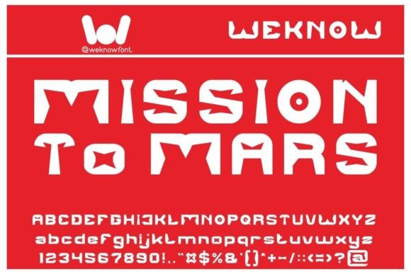 Mission to Mars Font for Modern Creative Projects