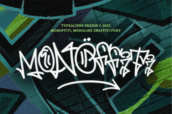 Monoffiti: The Modern Graffiti Display Font for Urban Campaigns