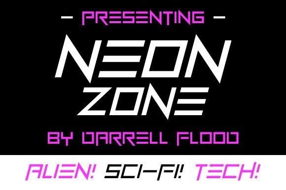 Neon Zone: The Futuristic Font for High-Tech Campaigns