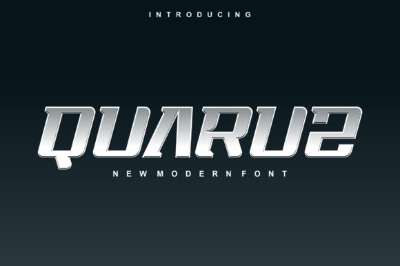 Quaruz: A Bold Display Font for Modern Branding