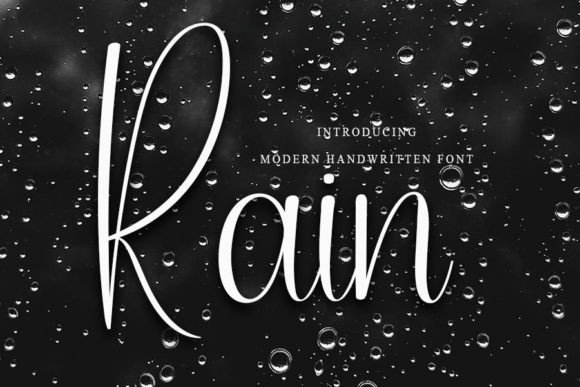 Rain Font for a Timeless Brand Touch