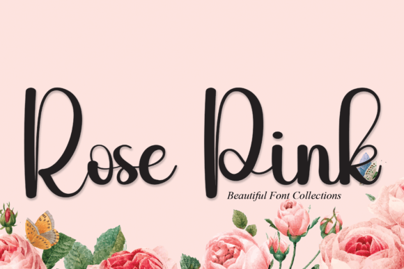 Rose Pink Font for Elegant and Engaging Design