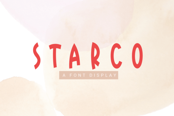 Starco: A Sweet Display Font for Modern Web Design