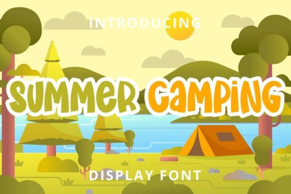 Summer Camping Font for Playful Branding Projects