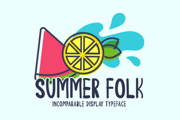 Summer Folk: A Friendly Display Font for Modern Web Design