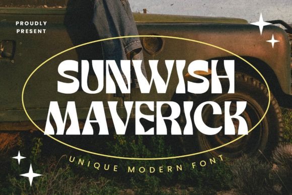 Sunwish Maverick: A Playful Display Font for Handmade Creations