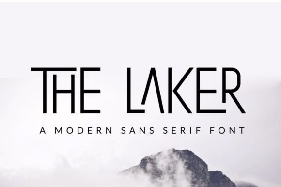 The Laker Font: A Premium Display Typeface for Strong Brand Identity