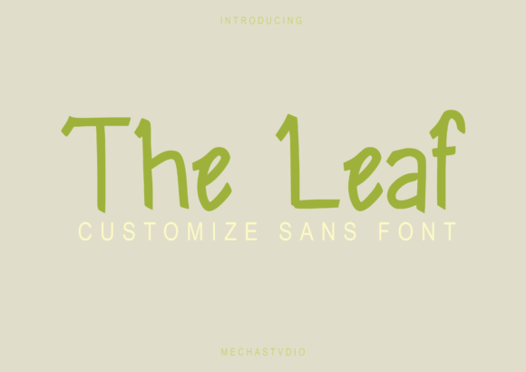 The Leaf: The Playful Display Font for Scroll-Stopping Branding