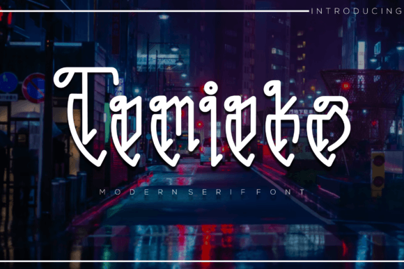 Tomioka: The Unique Serif Display Font for Modern Digital Brands