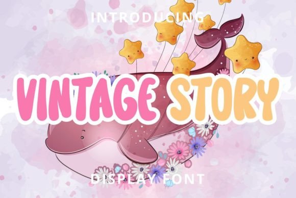Vintage Story: A Charming Display Font for Handmade Creators