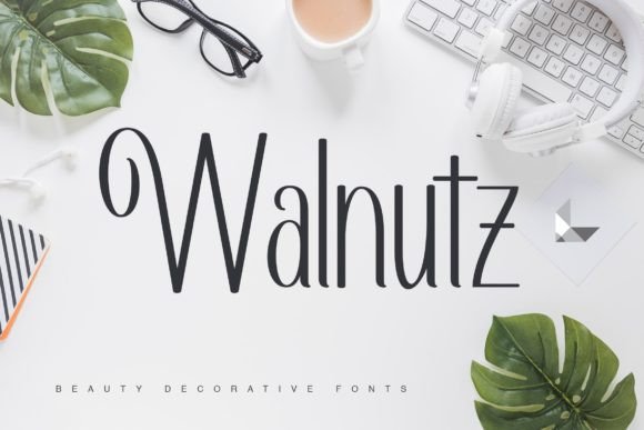 Walnutz: The Elegant Display Font for Luxury Branding